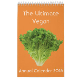 Le calendrier annuel végétalien final 2018