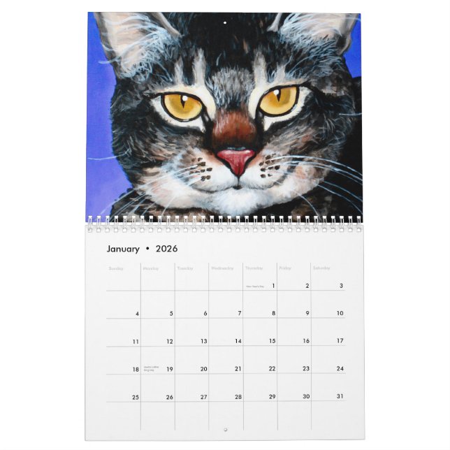 Le calendrier de portrait de l'animal familier du (Jan 2026)