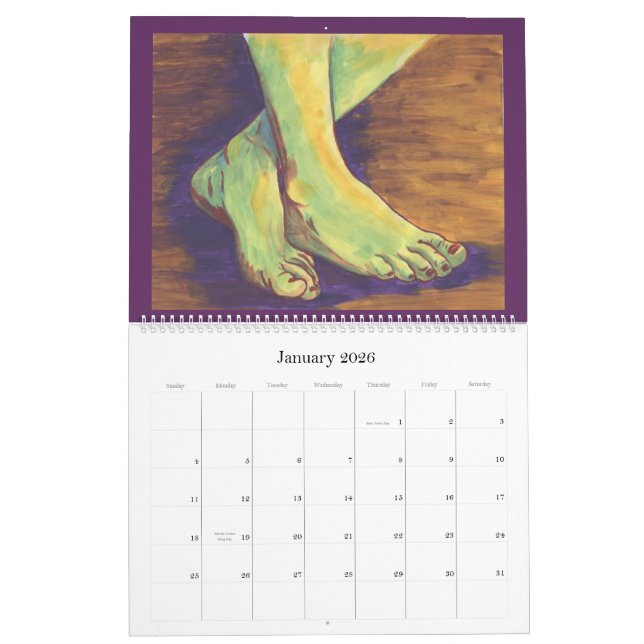 Le calendrier de Ron (Jan 2026)