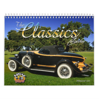 Le calendrier de voiture de classiques