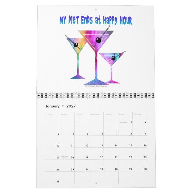 Le Calendrier des cocktails Martini Diva (Jan 2027)