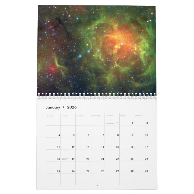 Le calendrier d'univers (Jan 2026)