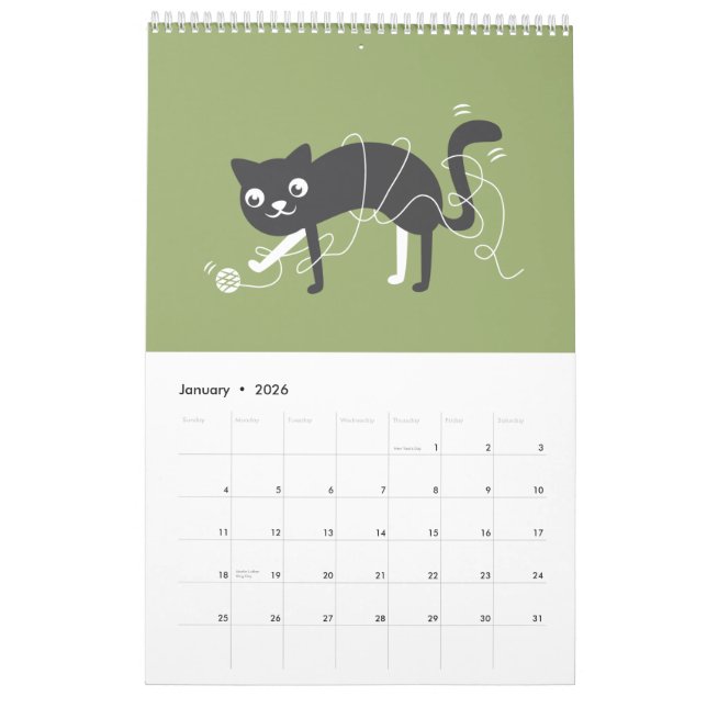 Le calendrier quotidien 2013 de queue (Jan 2026)