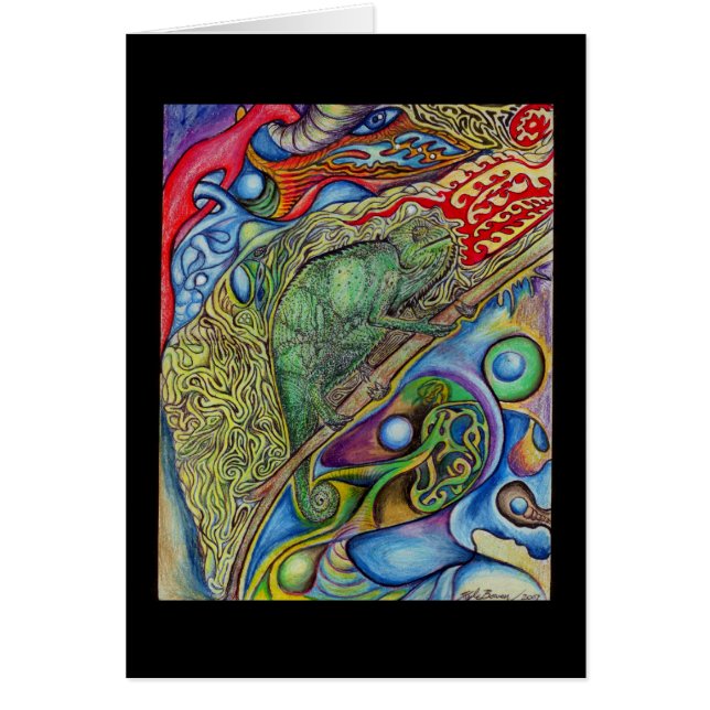 Le caméléon mystique (Devant)