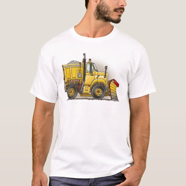 Le camion de chasse-neige équipe le T-shirt (Devant)