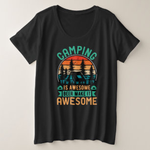 Le camping est génial, la bière le rend encore mei