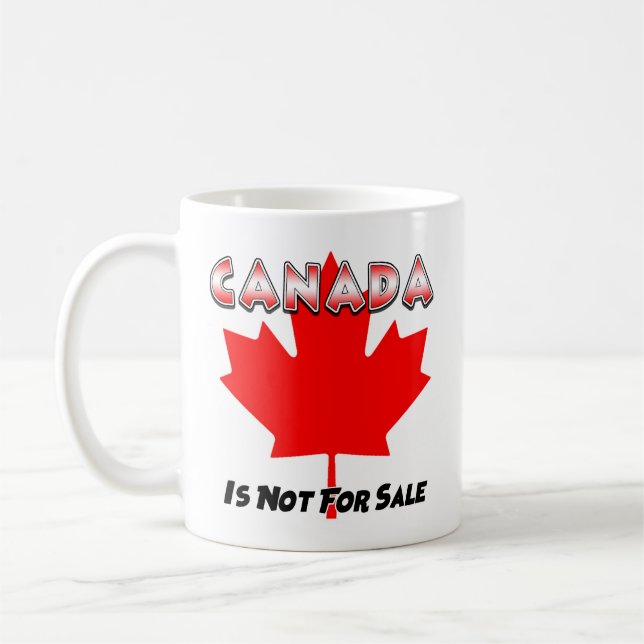 Le Canada n'est pas à vendre Mug (Gauche)