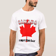 Le Canada N'Est Pas À Vendre T-Shirt De Base