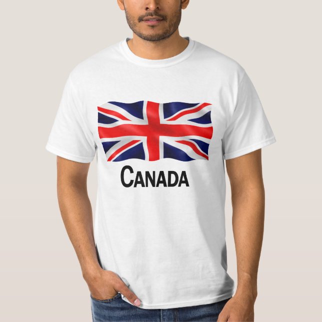 Le Canada Union Jack - T-shirt de valeur (Devant)