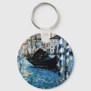 Le-Canal Grande à Venise - Edouard Manet Schlüsselanhänger