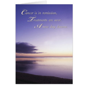 Le cancer est en remise, lever du soleil