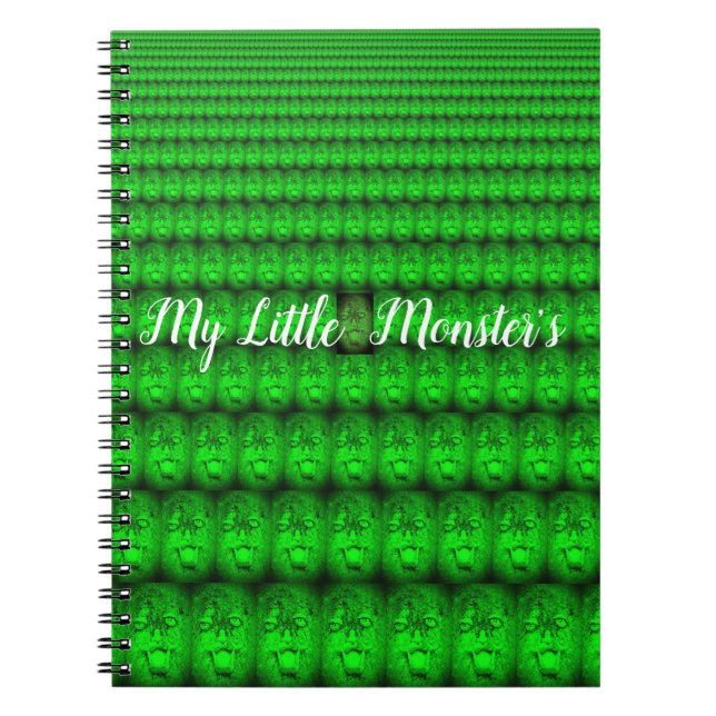Le Carnet photo spirale de My Little Monster (Devant)