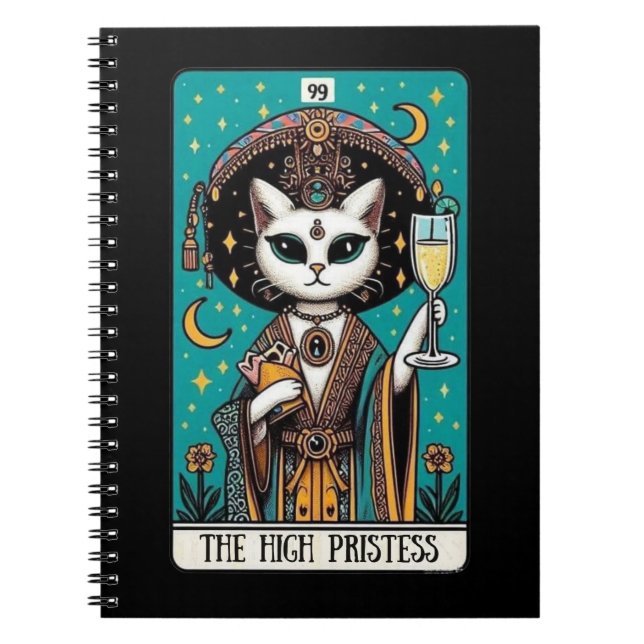 Le Carnet Tarot de chats de la grande prêtresse (Devant)