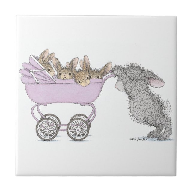 Le carreau de céramique de HappyHoppers® (Devant)