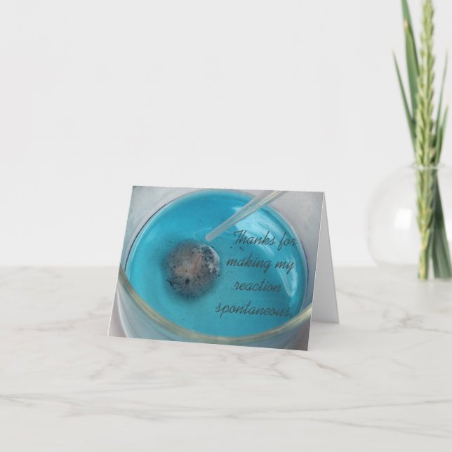 Le carte de remerciements des chimistes (V. II) (Devant)