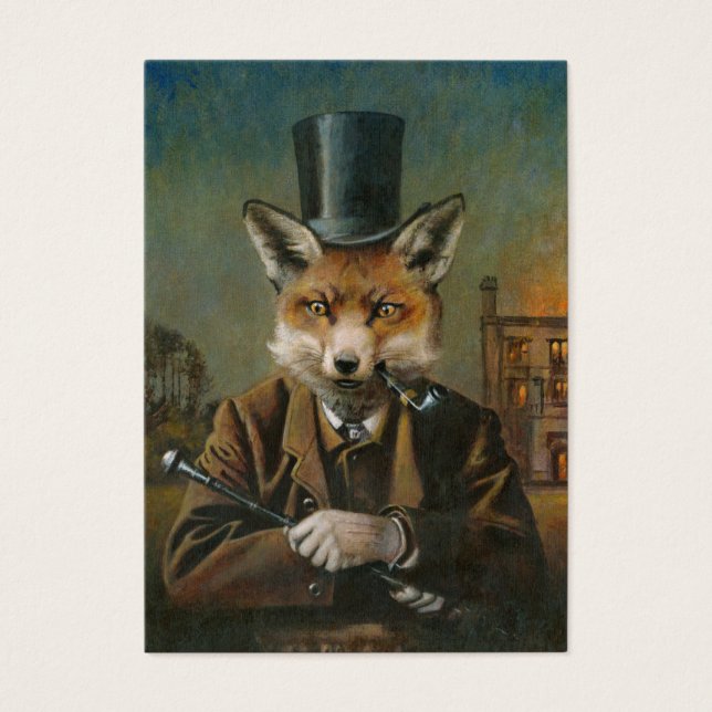 Le Carte de visite Dapper Fox ACEO (Devant)