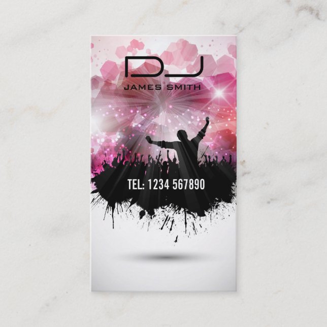 Le Carte de visite de DJ (Devant)