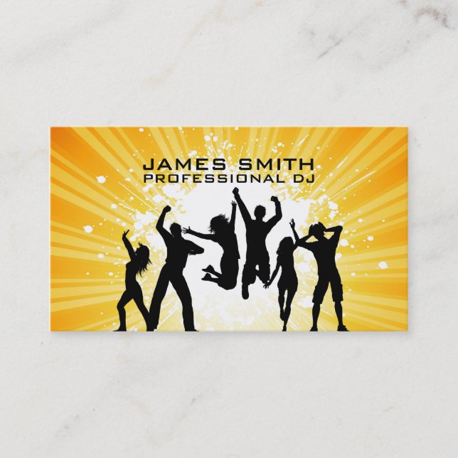 Le Carte de visite de DJ (Devant)