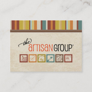 Le carte de visite de groupe d'artisan
