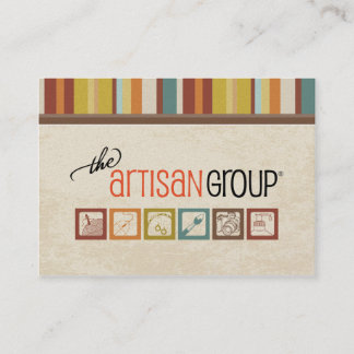 Le carte de visite de groupe d'artisan