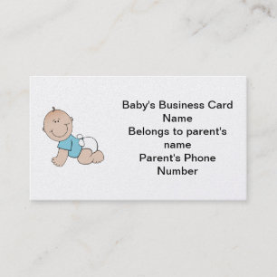 Le carte de visite du bébé