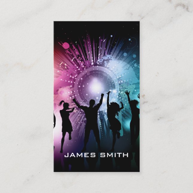 Le carte de visite du DJ (Devant)