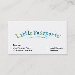 Le carte de visite du petit agent de passeports