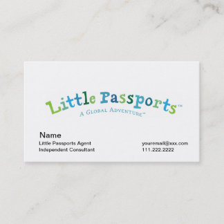 Le carte de visite du petit agent de passeports