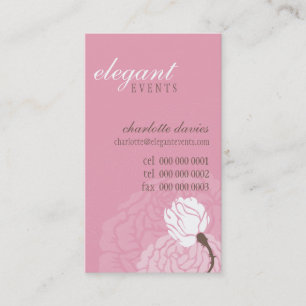 Le CARTE DE VISITE ÉLÉGANT élégant s'est levé
