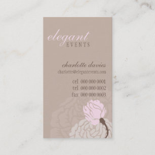 Le CARTE DE VISITE ÉLÉGANT élégant s'est levé