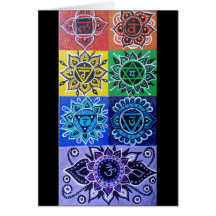 Le Carte pour notes des 7 Chakras