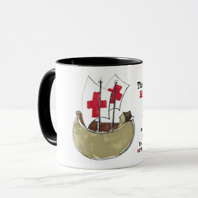 Le cartographe de la tasse de café de Lisbonne (Devant gauche)