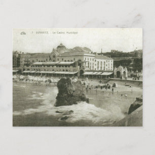 Le Casino Municipal, Biarritz, Frankreich Vintag Postkarte