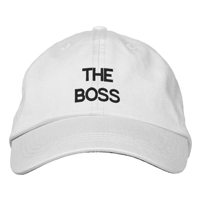 Le Casquette ajustable personnalisé Boss (Devant)