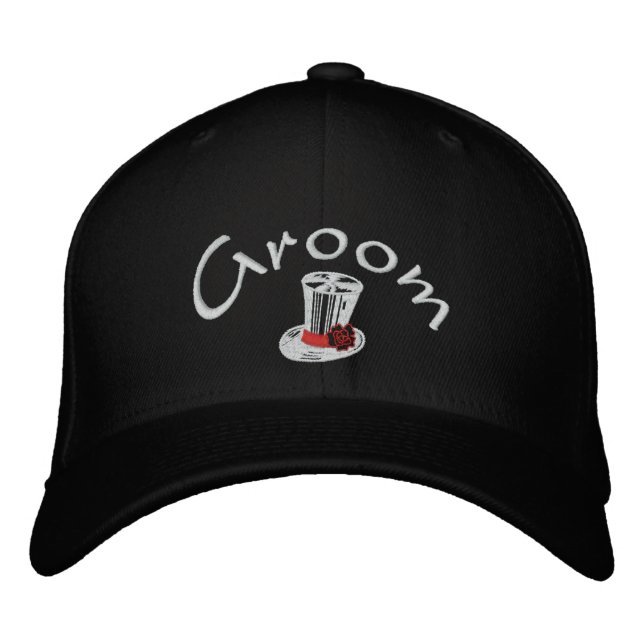 Le Casquette brodé de Groom élégant (Devant)