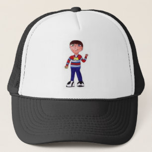 le casquette de camionneur de Chris