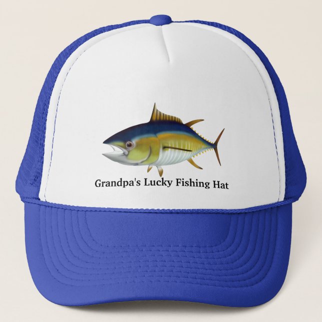 Le Casquette de la pêche chanceux de grand-père (Devant)