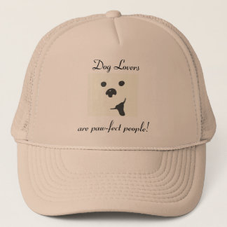Le casquette de l'amoureux des chiens de