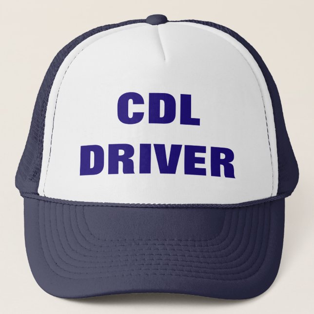 Le casquette du camionneur de CONDUCTEUR de CDL (Devant)