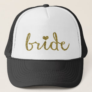 Le casquette du camionneur de jeune mariée