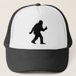 Le casquette heureux de camionneur de Sasquatch