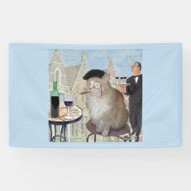 Le Cat du Café Banner (Horizontal)