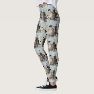 Le Cat du Café Leggings