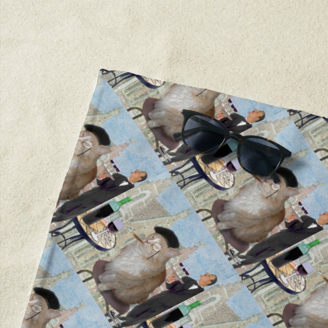 Le Cat du Café Strandtuch (Beispiel)