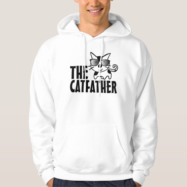 LE CATFATHER CAT DAD T-Shirts & Sweat - shirts à c (Devant)