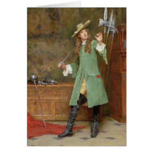 Le cavalier se précipitant