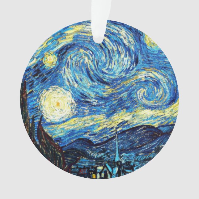 Le célèbre tableau de Van Gogh, Starry Night (devant)