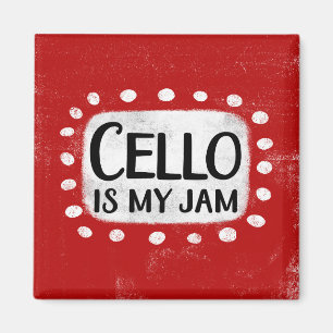 Le Cello Est Mon Aimant Réfrigérateur De Confusion