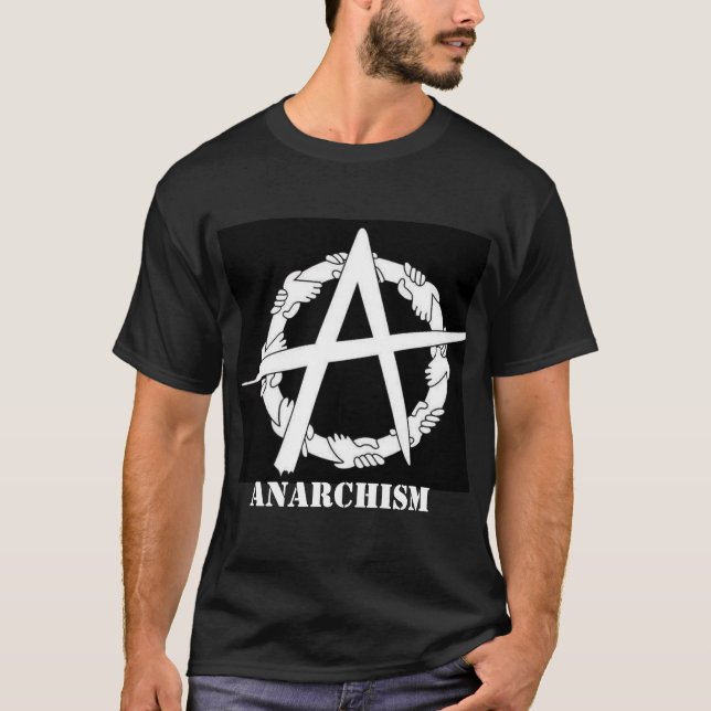 le cercle-un d'anarchisme remet le T-shirt (Devant)