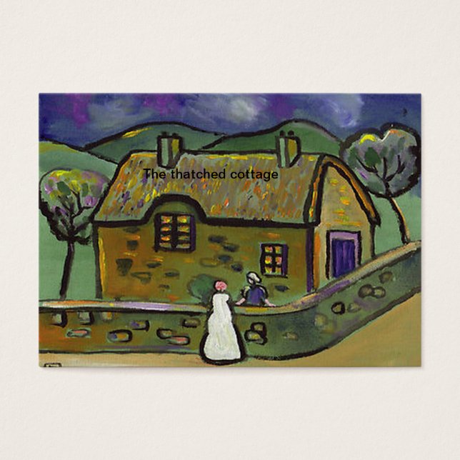 (Le chalet en chaume) (Devant)